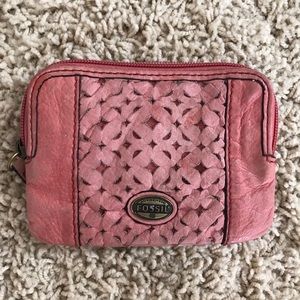 Fossil pink wallet